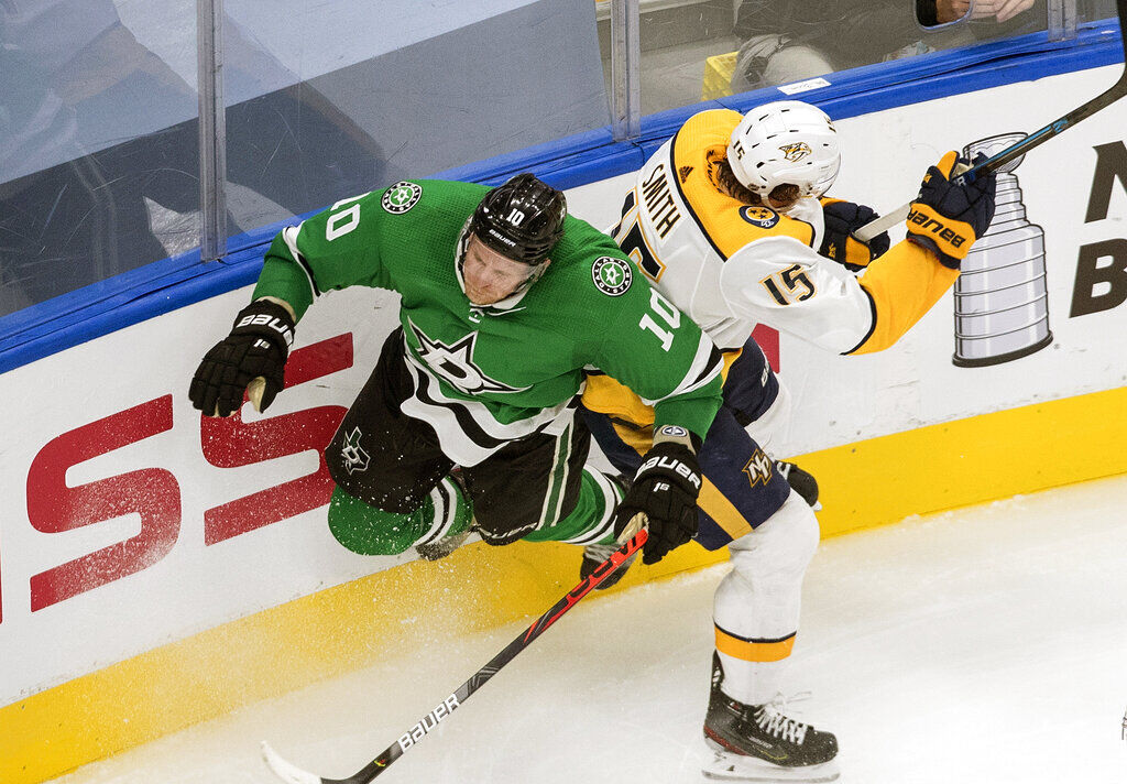 APTOPIX Stars Predators Hockey